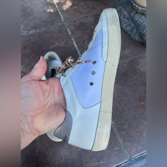 Golden Goose Superstar Authentic Skateboard Sneakers Leopard Laces 41 11 - Picture 8 of 14